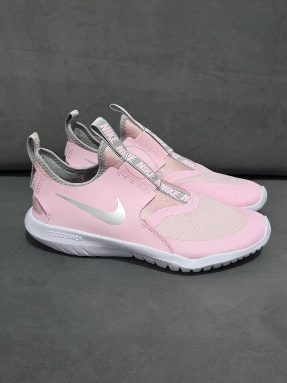 Brand New Nike Flex Runner 2 Slip-On Kids Shoes - Size 5.5Y Fits Womens Size 7